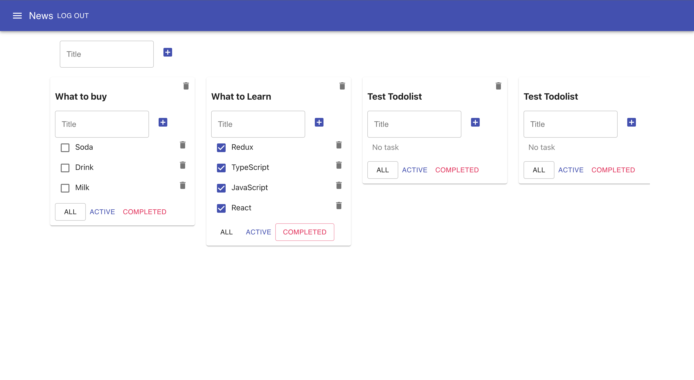 React App